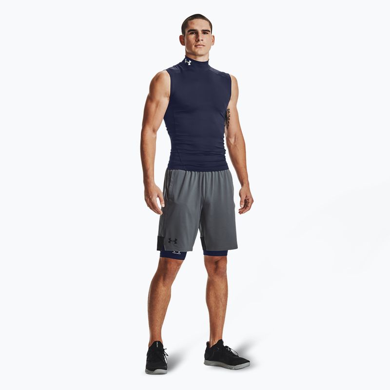 Pánske šortky Under Armour HG Armour Long Shorts midnight navy/white 2