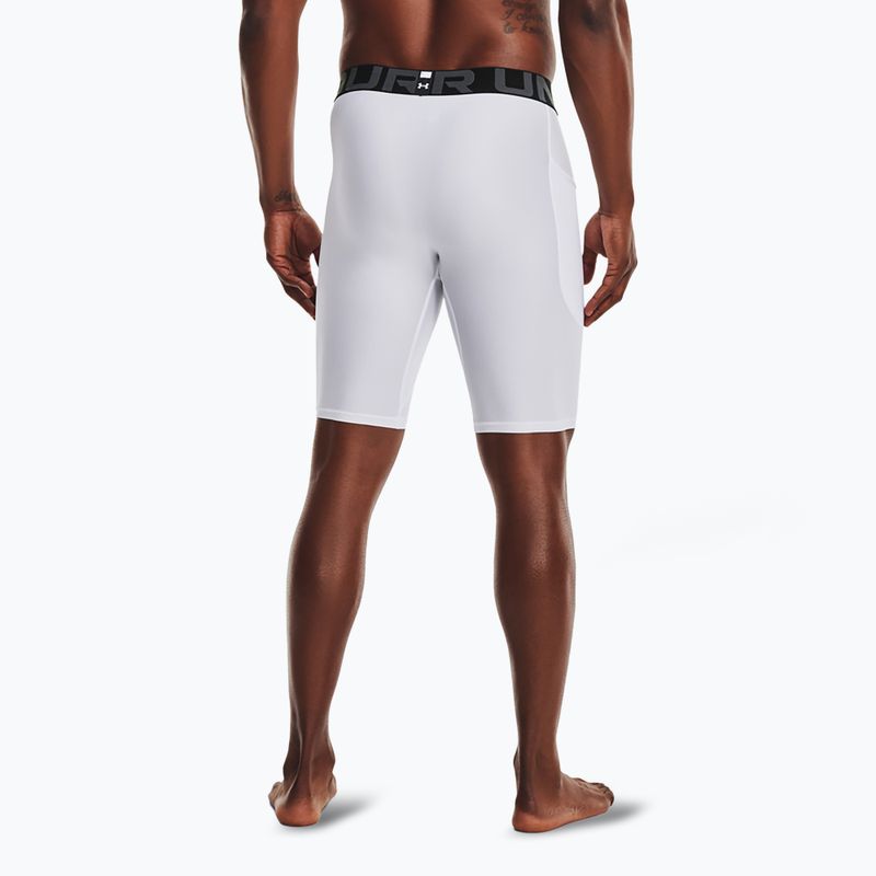 Pánske šortky Under Armour HG Armour Long Shorts white/black 3