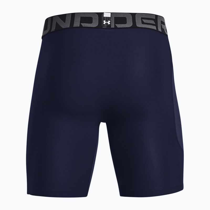 Pánske tréninkové šortky Under Armour HG Armour Shorts midnight navy/white 2