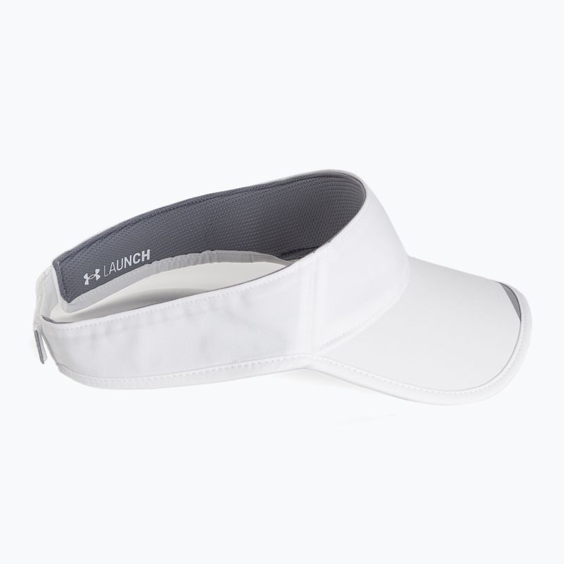 Under Armour pánsky bežecký šilt Isochill Launch Run Visor 100 white UAR-1361563100 2