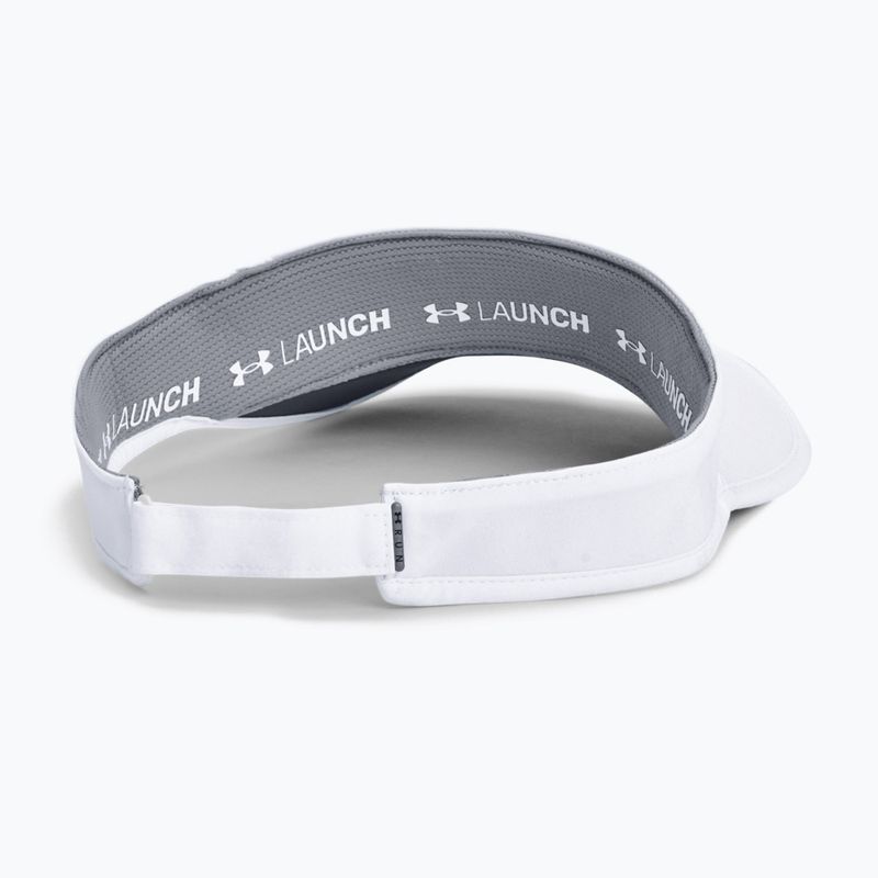 Under Armour pánsky bežecký šilt Isochill Launch Run Visor 100 white UAR-1361563100 7