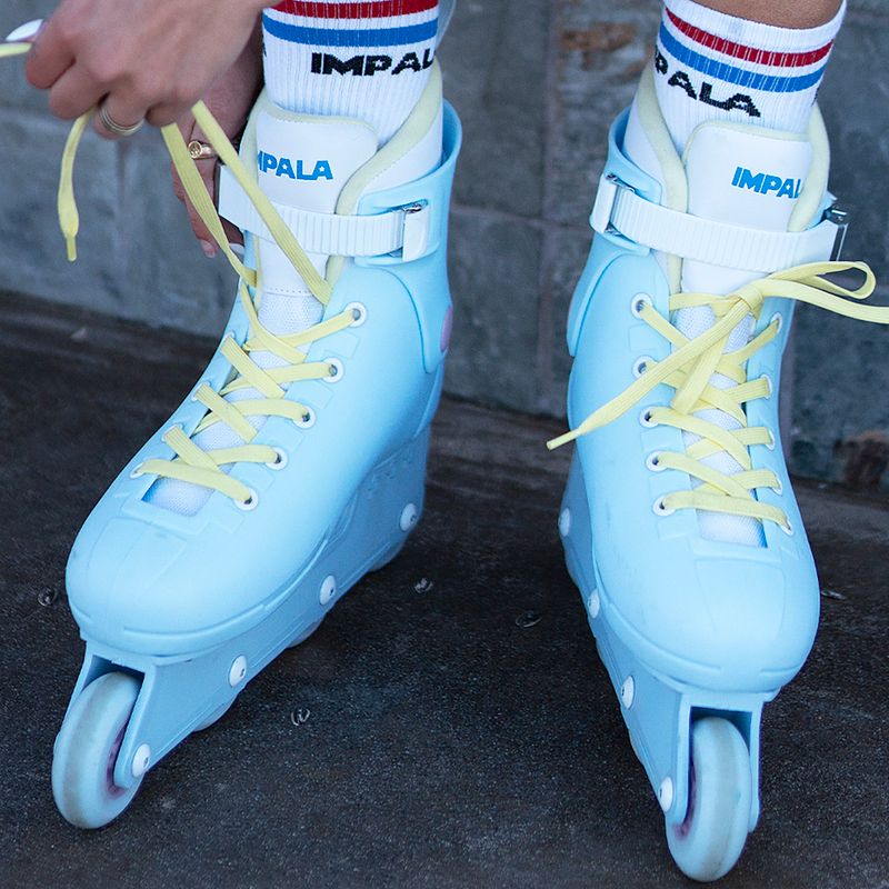 Dámske inline korčule IMPALA Lightspeed blue/yellow IMPINLINE1 9