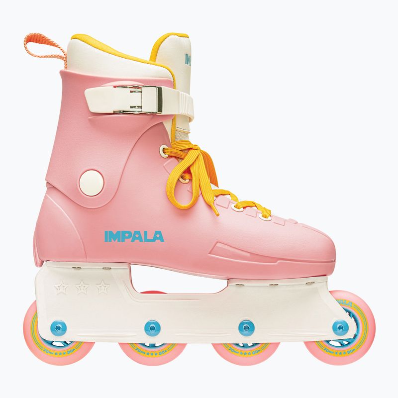 Dámske kolieskové korčule IMPALA Lightspeed Inline Skate pink yellow