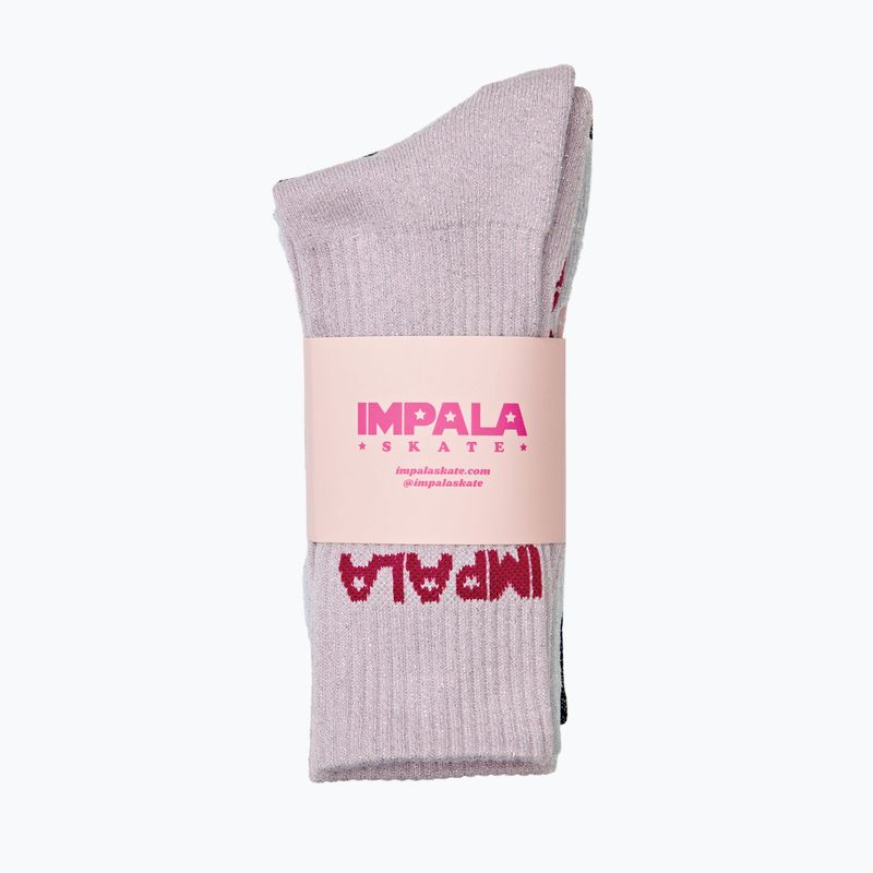 Dámske ponožky IMPALA Skate 3 páry sparkle 3