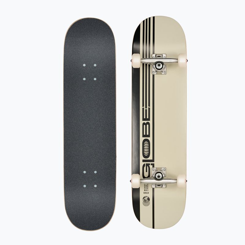 Klasický skateboard  Globe G0 Strype Hard black/off-white
