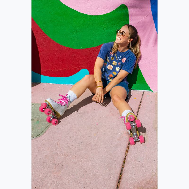 Dámske kolieskové korčule IMPALA Quad Skate confetti 10