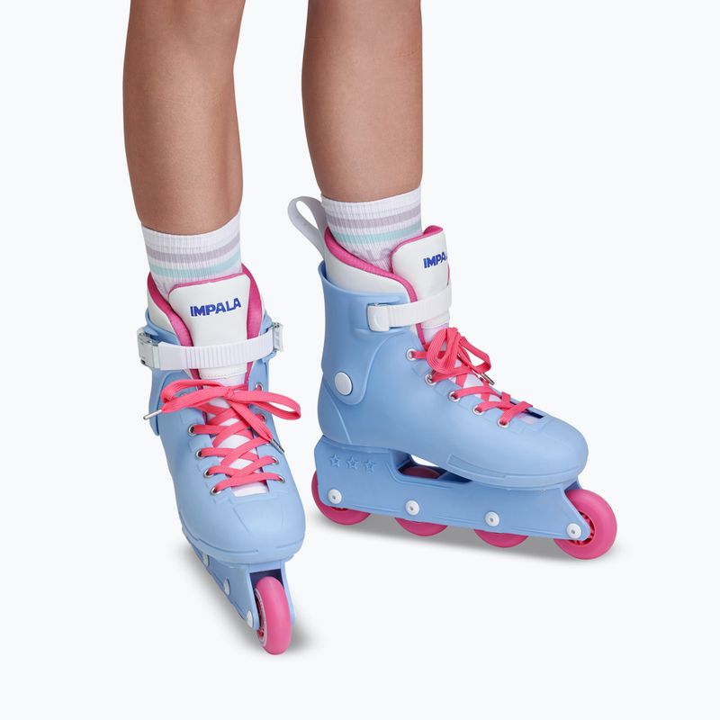 Dámske kolieskové korčule IMPALA Lightspeed Inline Skate blue raspberry 7
