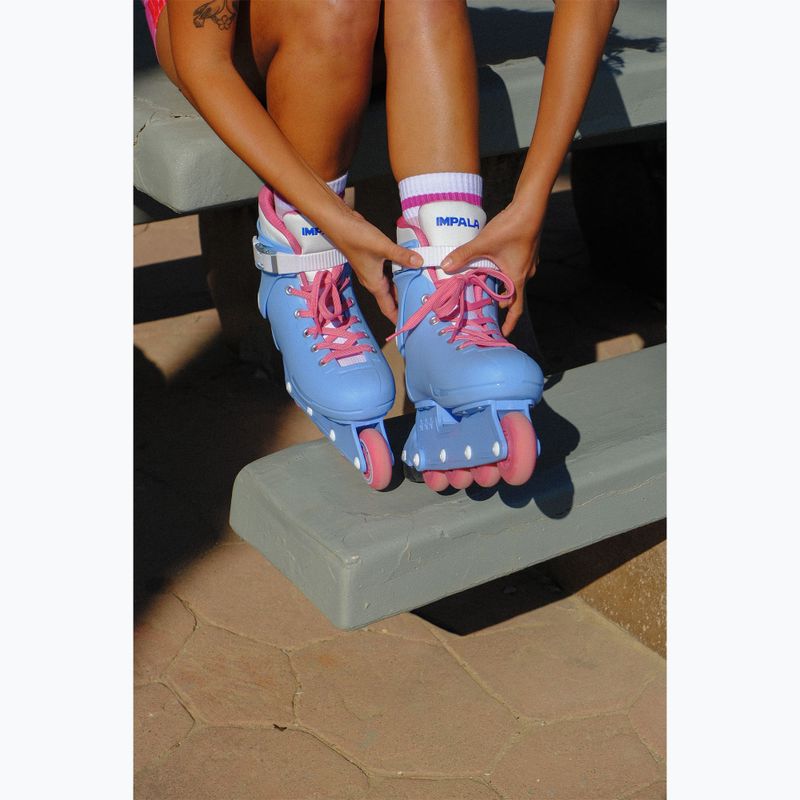 Dámske kolieskové korčule IMPALA Lightspeed Inline Skate blue raspberry 9