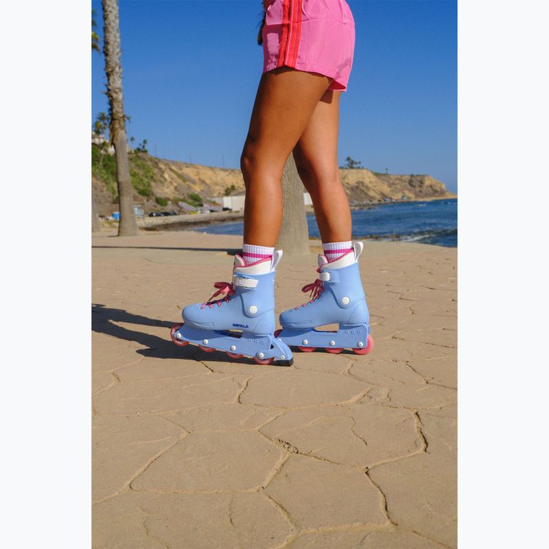 Dámske kolieskové korčule IMPALA Lightspeed Inline Skate blue raspberry 11