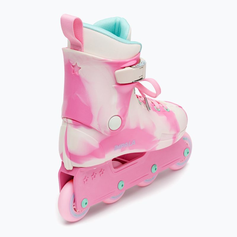Dámske kolieskové korčule IMPALA Lightspeed Inline Skate sherbet swirl 3