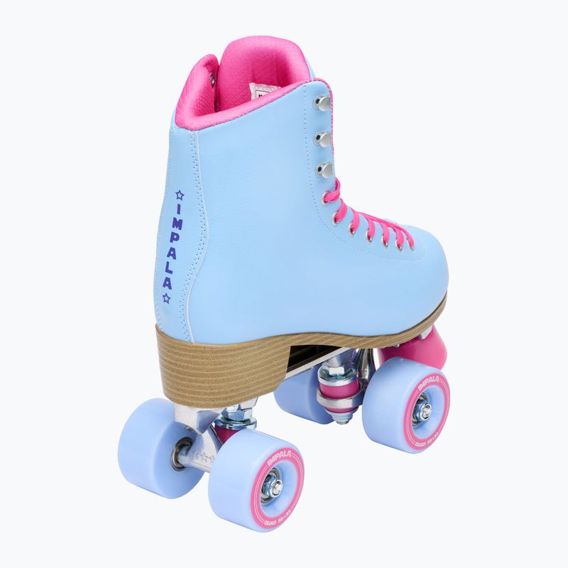 Dámske kolieskové korčule IMPALA Quad Skate blue raspberry 3