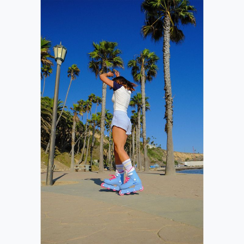 Dámske kolieskové korčule IMPALA Quad Skate blue raspberry 13