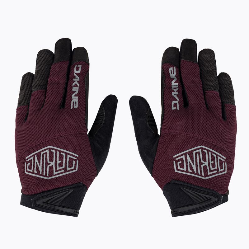 Dámske cyklistické rukavice Dakine Syncline Gel burgundy-black D10003741 3