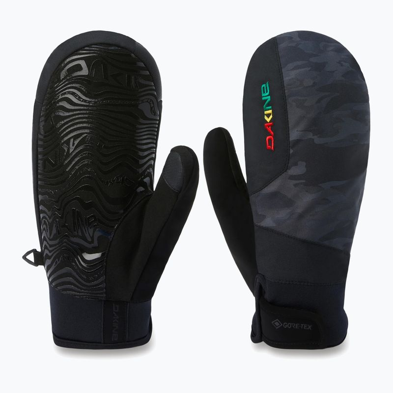 Pánske snowboardové rukavice Dakine Impreza Gore-Tex Mitt black vintage camo 6