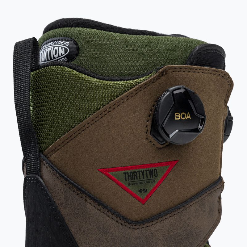 Pánske topánky na snowboard THIRTYTWO Lashed Double Boa Bradshaw '22 brown 8105000481 8