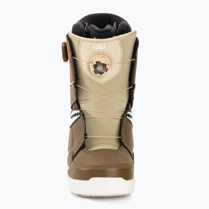 Pánske snowboardové topánky ThirtyTwo Lashed Double Boa Crab Grab '23 brown/tan 3
