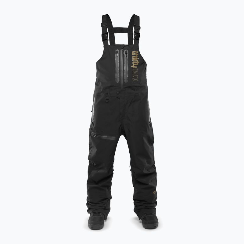 Pánske snowboardové nohavice ThirtyTwo TM-3 Bib black