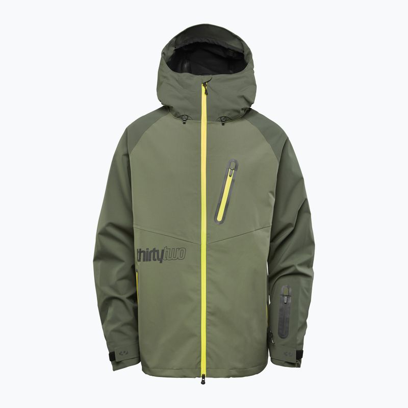 Pánska snowboardová bunda ThirtyTwo Grasser military