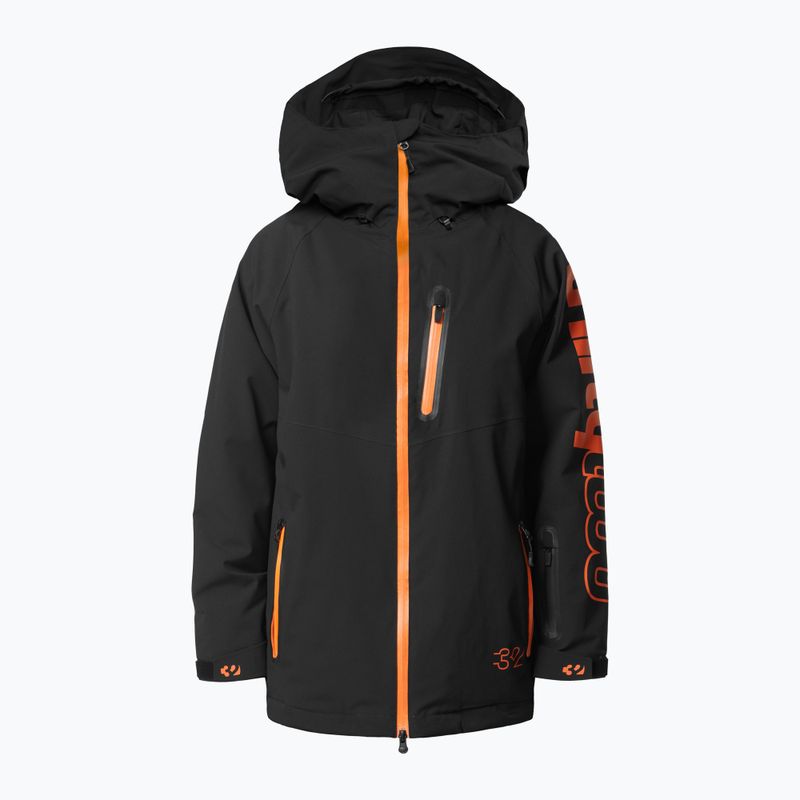 Detská snowboardová bunda ThirtyTwo Youth Grasser Insulated black/orange