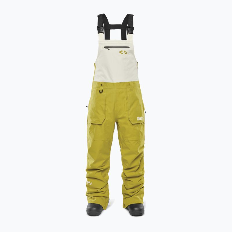 Dámske snowboardové nohavice ThirtyTwo Basement Bib tan