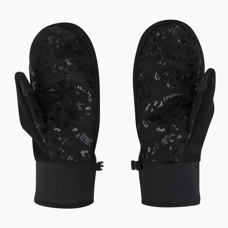 Pánske snowboardové rukavice ThirtyTwo Gateway Mitt black/green 3