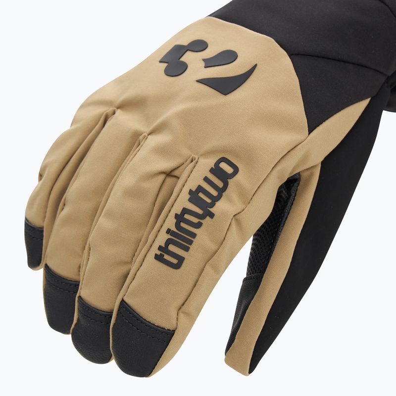 Pánske snowboardové rukavice ThirtyTwo Lashed khaki 4