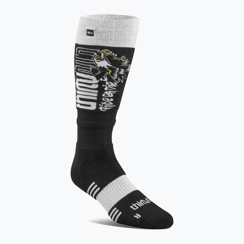 Pánske snowboardové ponožky ThirtyTwo TM Coolmax black/white