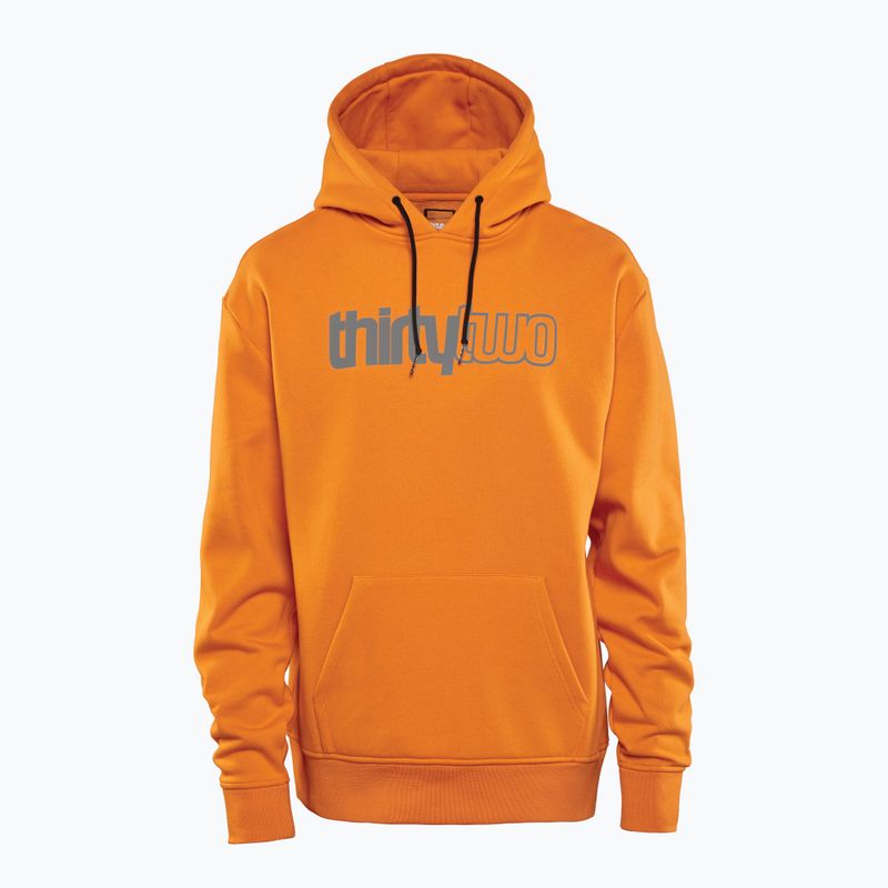 Pánska mikina ThirtyTwo Double Tech Hoodie Grey/orange
