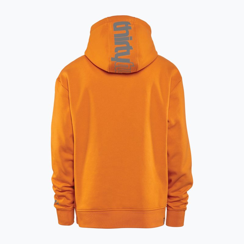 Pánska mikina ThirtyTwo Double Tech Hoodie Grey/orange 2