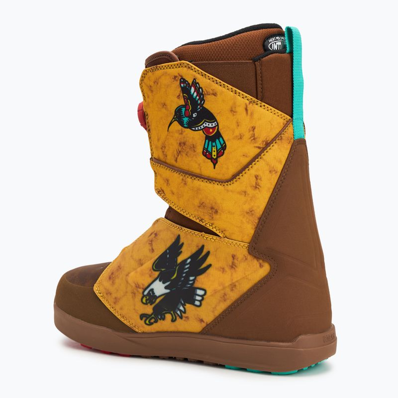 Pánske snowboardové topánky ThirtyTwo Lashed Double Boa Fava '24 tobacco 2
