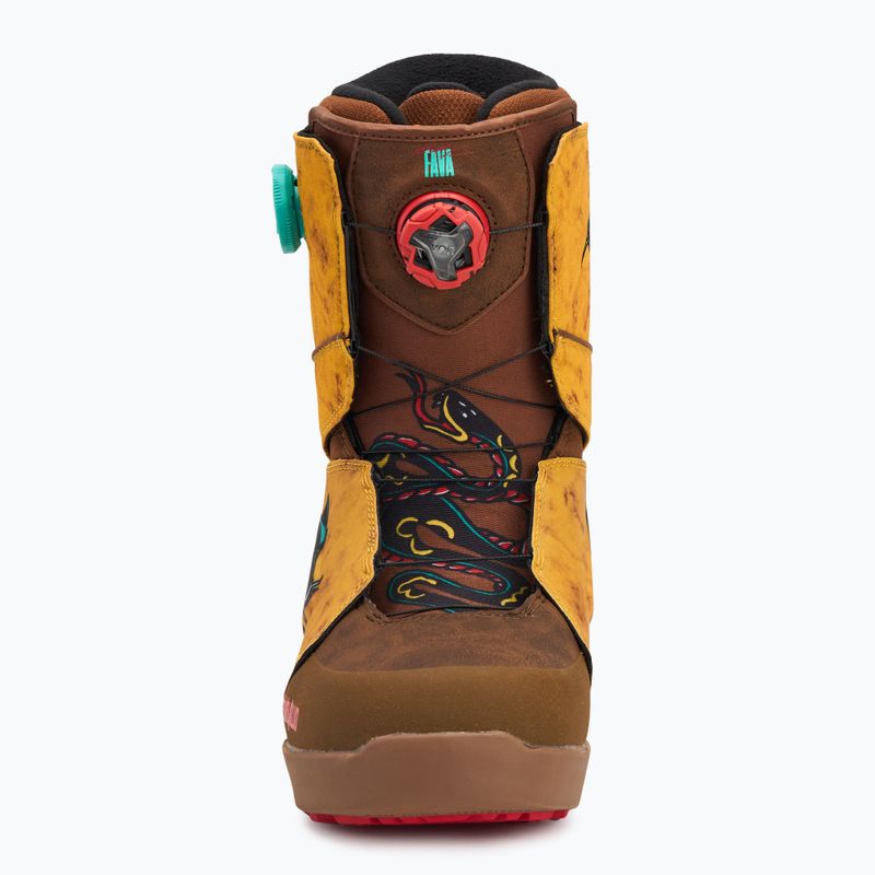 Pánske snowboardové topánky ThirtyTwo Lashed Double Boa Fava '24 tobacco 3