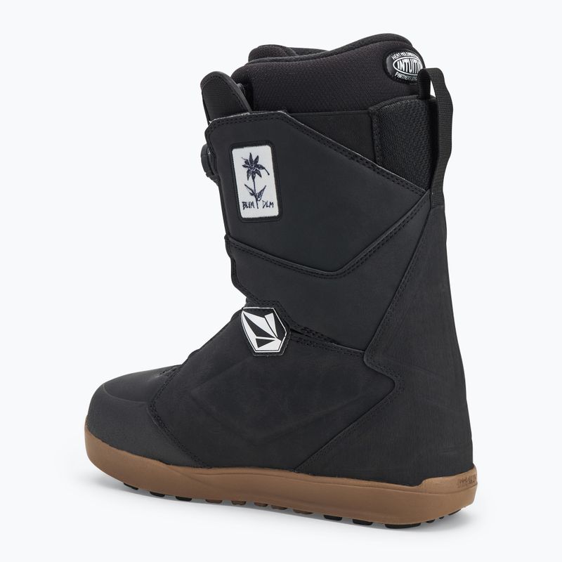 Pánske snowboardové topánky ThirtyTwo Lashed Double Boa X Volcom '24 black/gum 2
