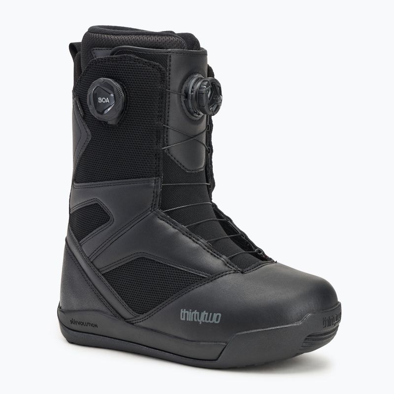 Pánske snowboardové topánky ThirtyTwo Stw Double Boa '24 black/black