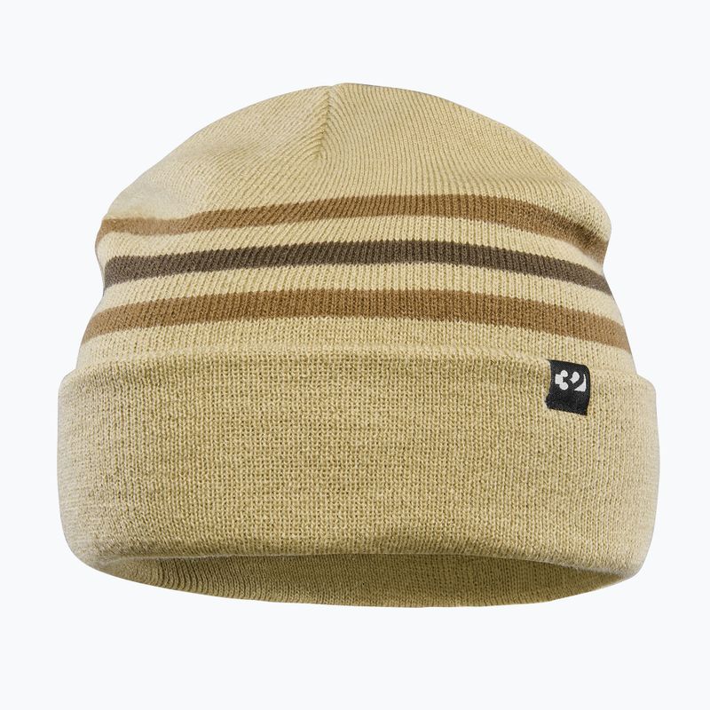 Pánska zimná čiapka ThirtyTwo 32 Stripe Beanie tan