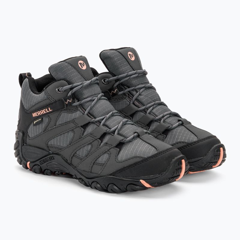 Dámske turistické topánky Merrell Claypool Sport Mid GTX grey/peach 4