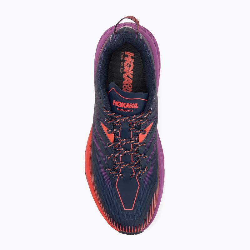 Dámske bežecké topánky HOKA Speedgoat 4 outer space/hot coral 5