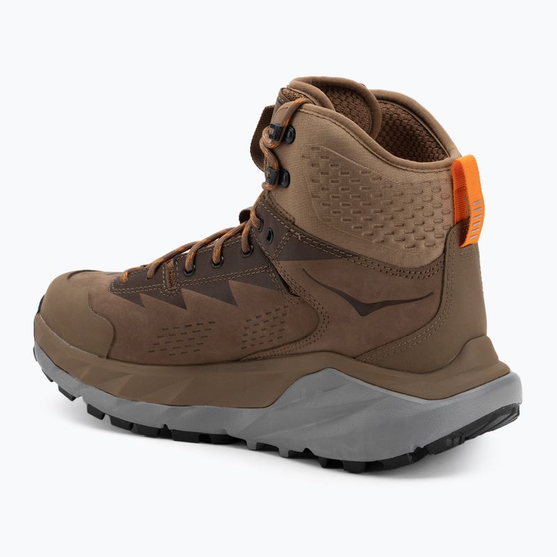 Pánske trekové topánky HOKA Kaha GTX otter/persimmon/orange 3