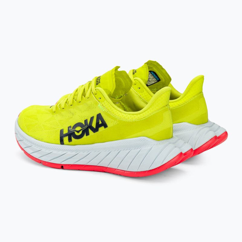 Dámska bežecká obuv HOKA Carbon X 2 evening primrose/fiesta 4