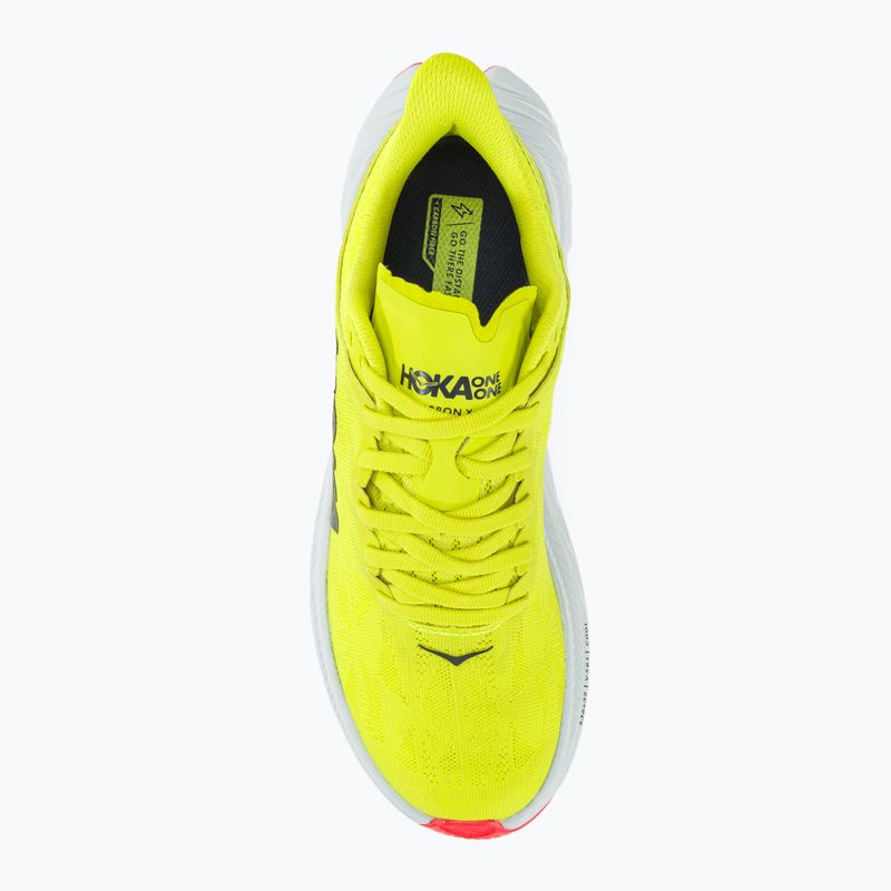 Dámska bežecká obuv HOKA Carbon X 2 evening primrose/fiesta 7