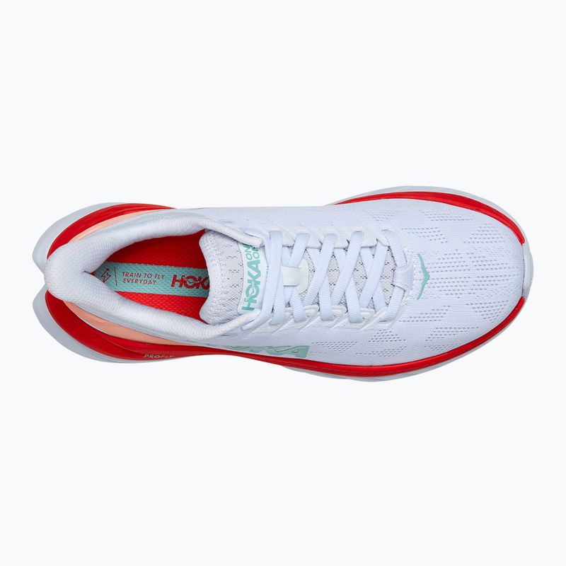 Dámska bežecká obuv HOKA Mach 4 white/fiesta 10