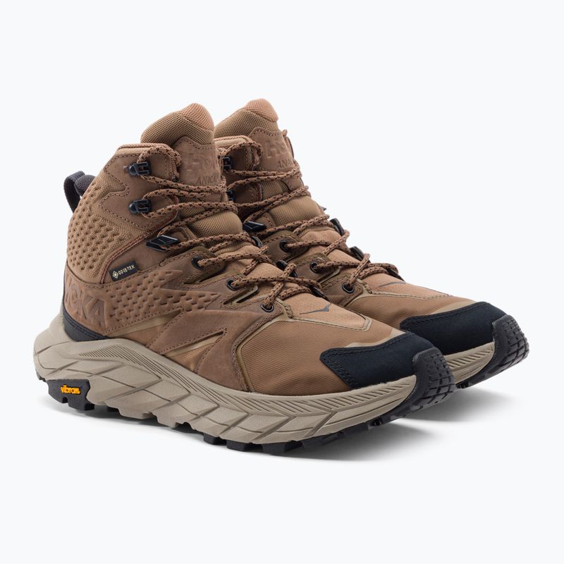 Pánske trekové topánky HOKA Anacapa Mid GTX brown 1122018-ORBC 5