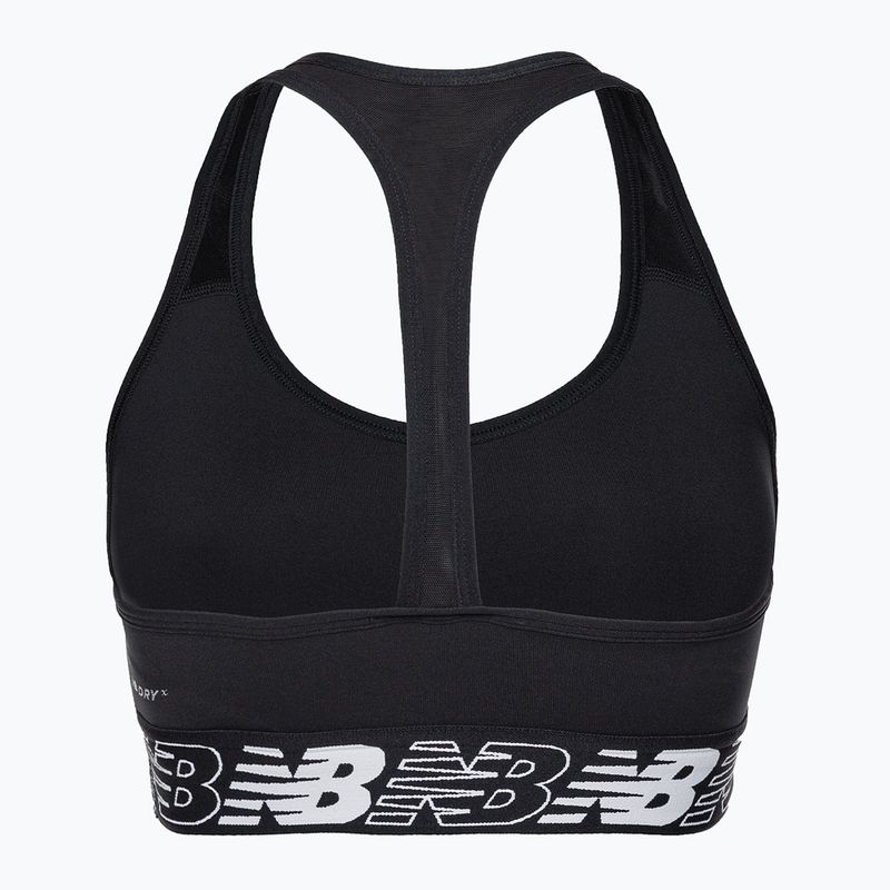New Balance NB Pace Bra 3.0 fitness podprsenka čierna NBWB11034 7