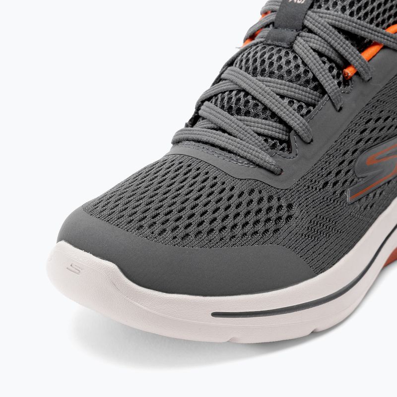 Pánske topánky SKECHERS Go Walk Arch Fit Idyllic charcoal/white/orange 8