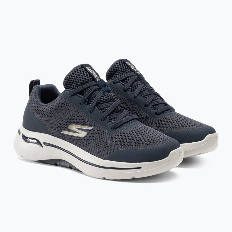 Pánske topánky SKECHERS Go Walk Arch Fit Idyllic navy/white/gold 4