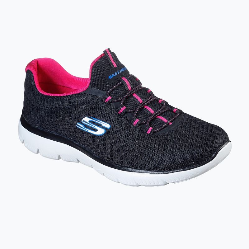 Dámska tréningová obuv SKECHERS Summits black/hot pink 11