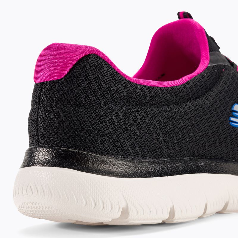 Dámska tréningová obuv SKECHERS Summits black/hot pink 9