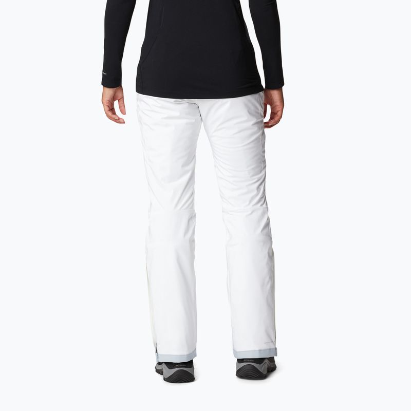 Dámske lyžiarske nohavice Columbia Backslope II Insulated white 1985371 3