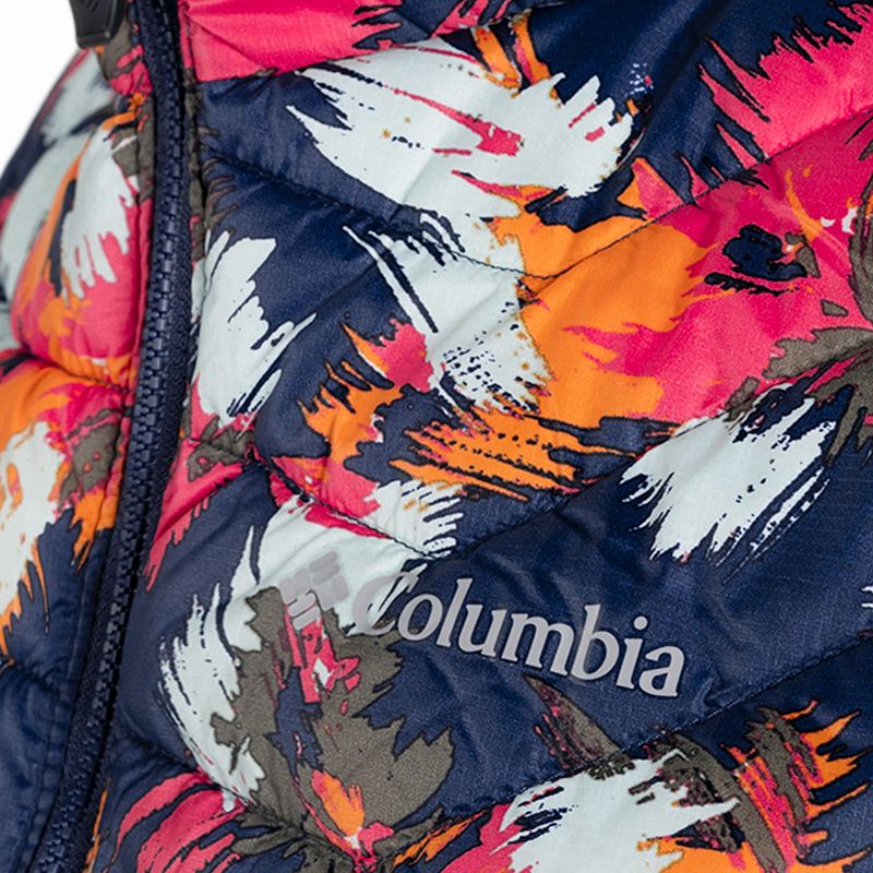 Columbia Powder Pass 469 dámske tričko bez rukávov na zips tmavomodré 1832222 9