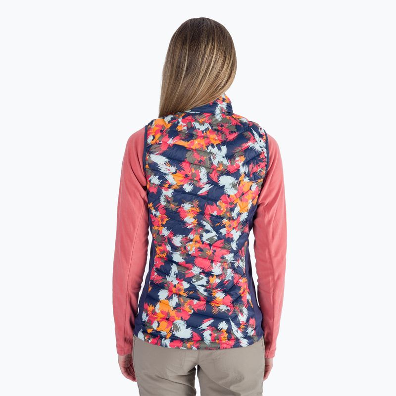 Columbia Powder Pass 469 dámske tričko bez rukávov na zips tmavomodré 1832222 3