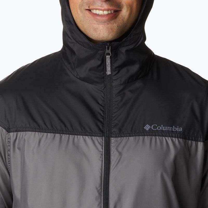 Columbia Flash Challenger Novelty šedá pánska vetrovka 1988715023 4